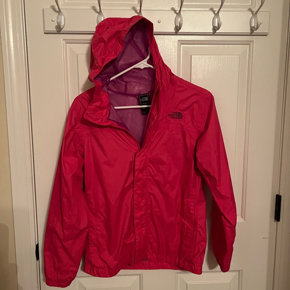 The North Face rain coat, girls / youth size 14-16